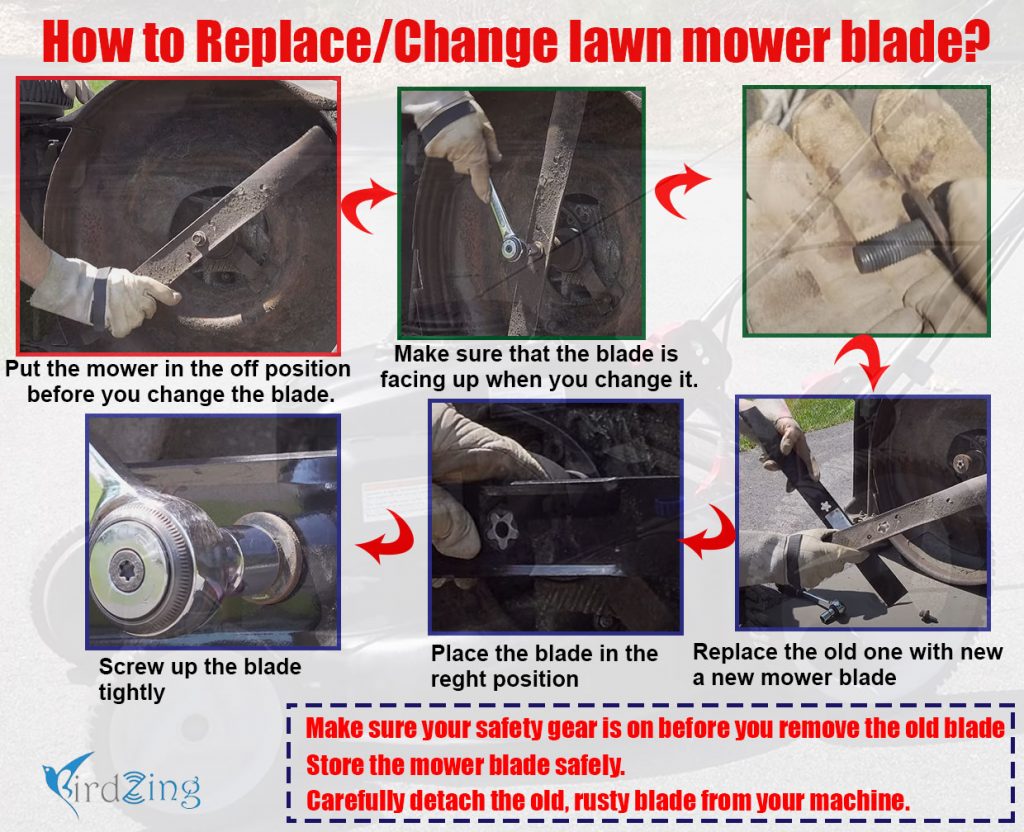 How to Change lawn mower blade