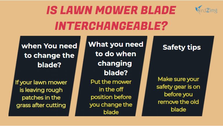 How to Replace/Change lawn mower blade: Is it interchangeable