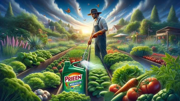Can you use preen weed killer in a vegetable garden