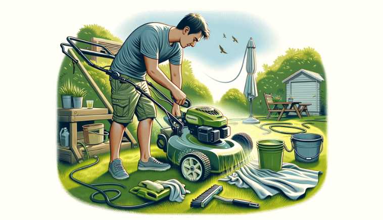 How to Clean Greenworks lawn mower